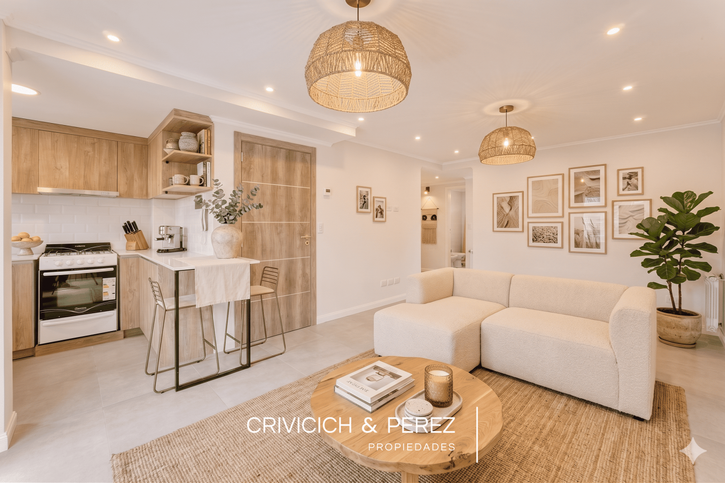 Semipiso en venta 2 ambientes con cochera 