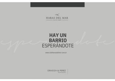 Lote en venta Club de Campo Haras del Mar 